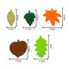 Fun Colorful Foam Stickers High-quality Foam Stickers Fall Glitter Foam Stickers Set 500pcs Self-adhesive Maple Leaf for Kids