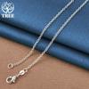 925 Sterling Silver Five Heart Chain Necklace Jewelry