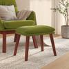 Footstool Light Green 45 X 29.5 X 35 Cm Velvet