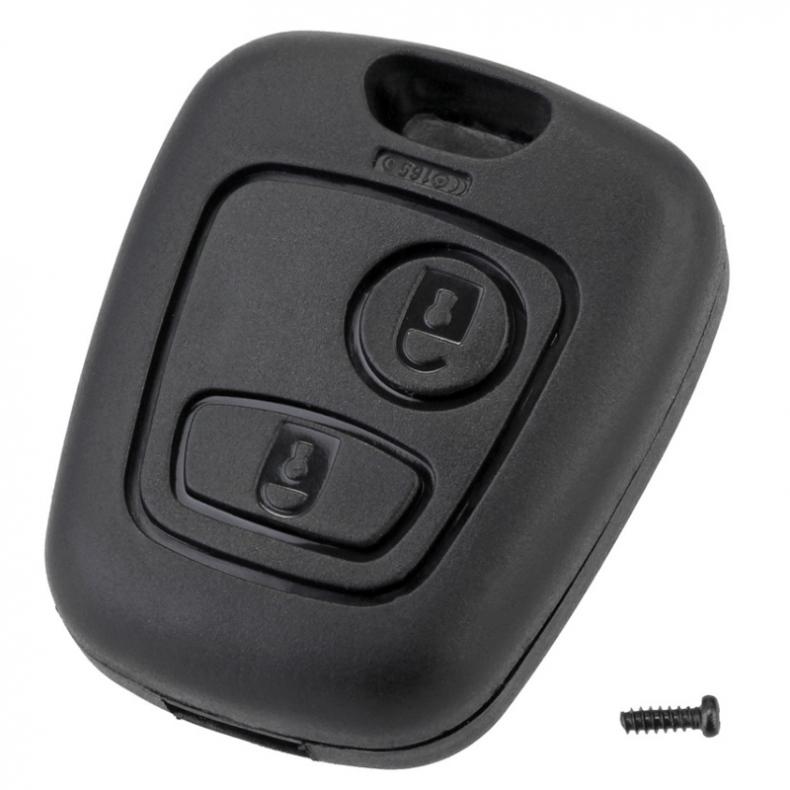 2 Buttons Car Remote Key Shell with 307/206 Blade Fit for Citroen C1 / C2 / C3 / C4 /XSARA Picasso/Peugeot 307 / 107 / 207 / 407