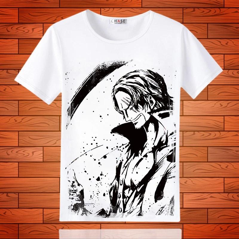 Cosplay One Piece Shanks Anime Manga T-Shirt Costumes Polyester New XL