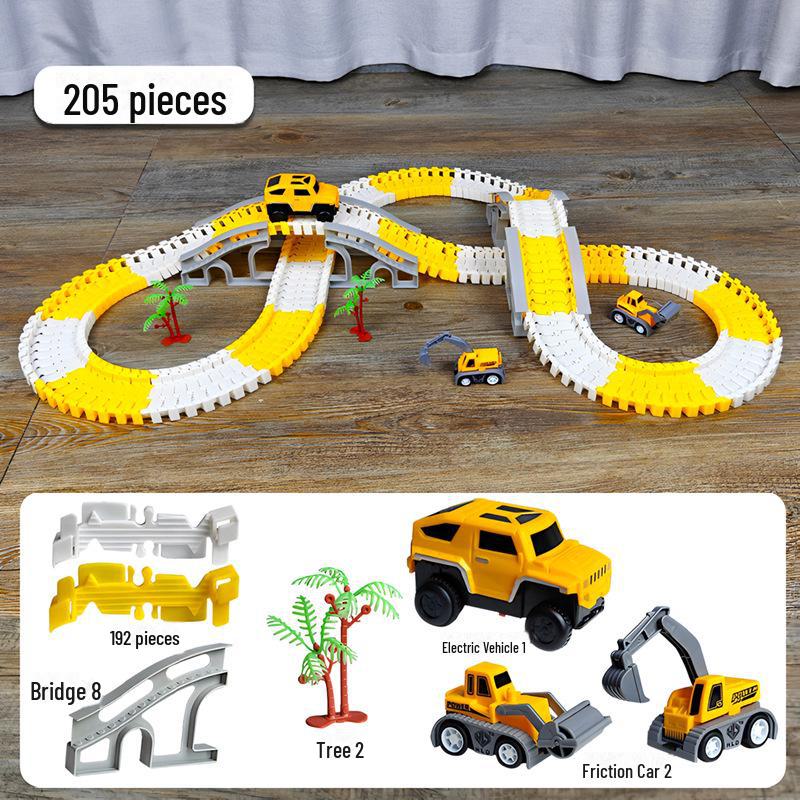 

Универсальная электрическая игрушечная машинка для детей: Образовательный и приключенческий трек-вагончик на тему поезда E-commerce Box