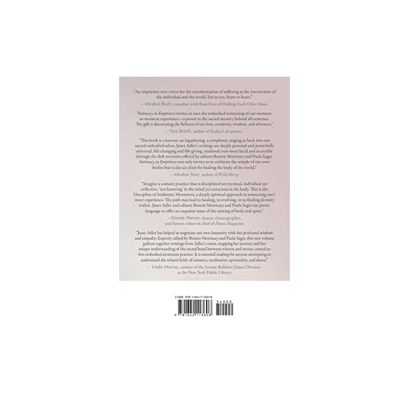 Intimacy In Emptiness A Profound Inside Experience Of The Transformative Potential