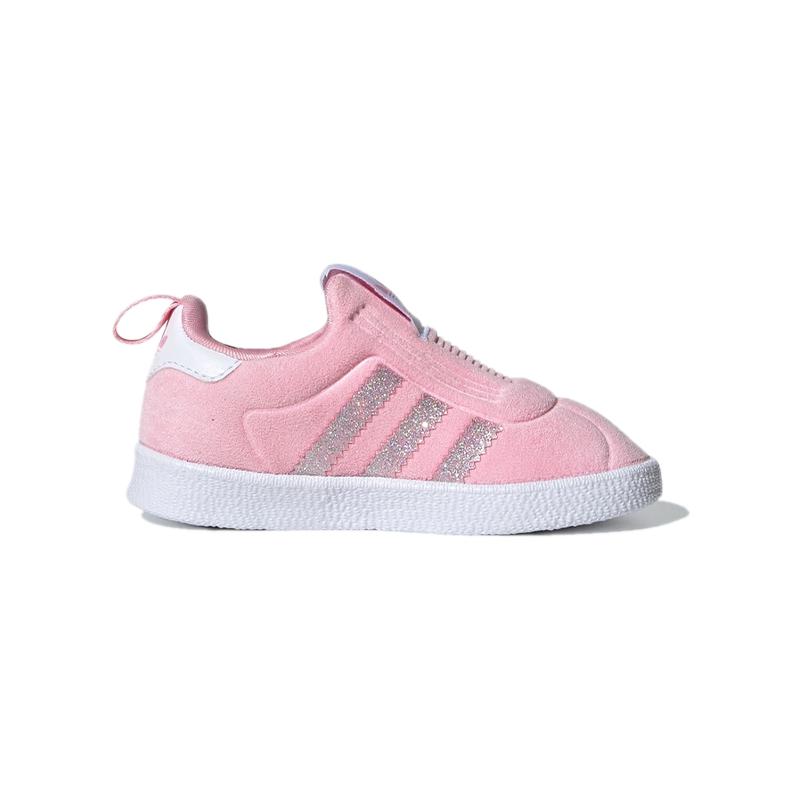 Adidas Originals GAZELLE Abrasion Resistant Low top Toddler Shoes Pink Infant And Toddler EF2025