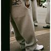 Vintage Print Hoodie and Sweatpants Set - Long Sleeve Streetwear