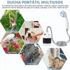 Portable Rechargeable Camping Shower Pump Kit, Outdoor Electric Shower Head for Camping Hiking Beach Swimming, Camping Essentials