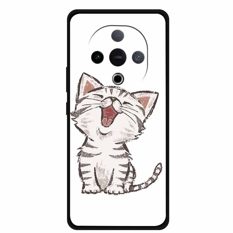 

For Vivo Y300 Case 6.77” Wolf Lion Tiger Cat Capa Silicone TPU Soft Back Cover Black Cases For Vivo Y300C Case Shockproof Shell Vivo Y300C 5G