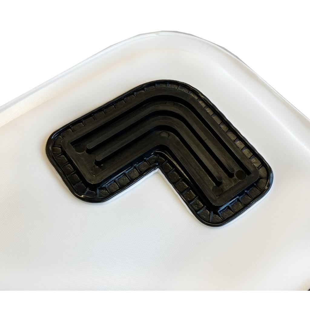 Riseway Folding Bucket for Rock White UEV-043 (with Lid) Fishing, 40cm,