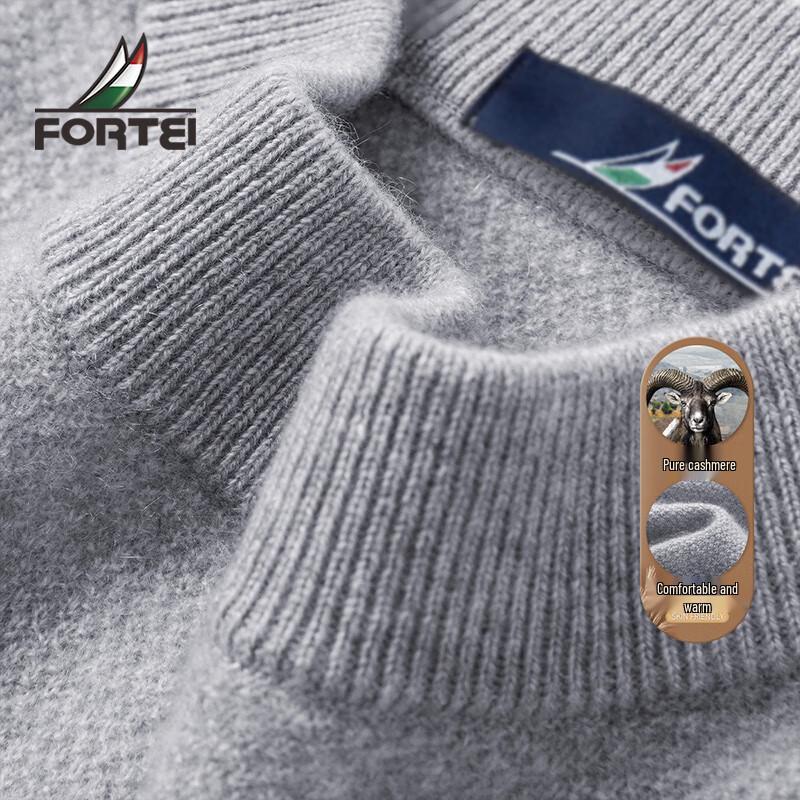 

Мужской свитер с круглым вырезом из 100% кашемира L 50