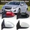 3P Rearview Mirror Assembly For Chevrolet Cruze 2009 2010 2011 2012 2013 2014 Manual Folding Door Side Mirror Car Accessories