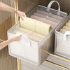 New Underwear Clothing Pants Foldable Storage Box Home Drawer Style Wardrobe Storage Box Foldable Clothing Layering Artifact Storage Organizing Box