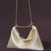 Borsa Sottobraccio da Donna in Raso con Catena - Elegante Pochette da Festa e Cena