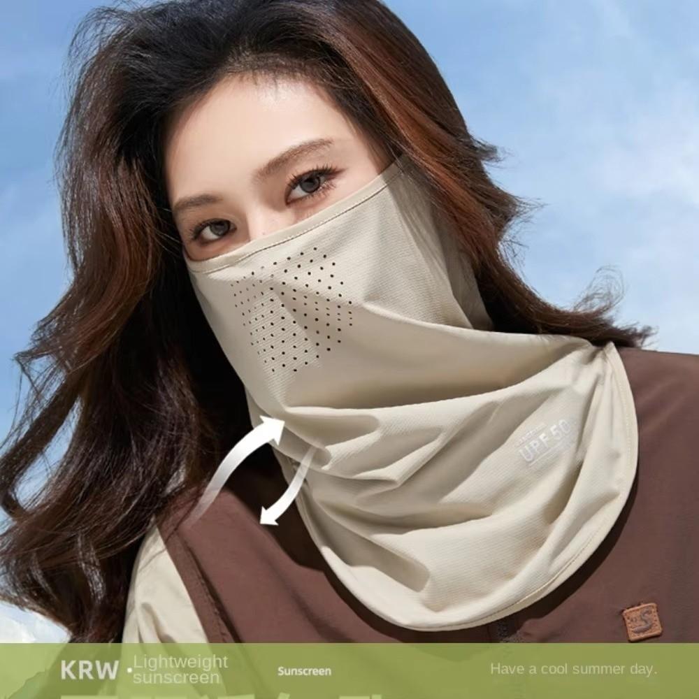 Anti-UV Sunshade Cap Breathable Face Mask Pullover Cap Unisex Sunscreen Hat  Summer