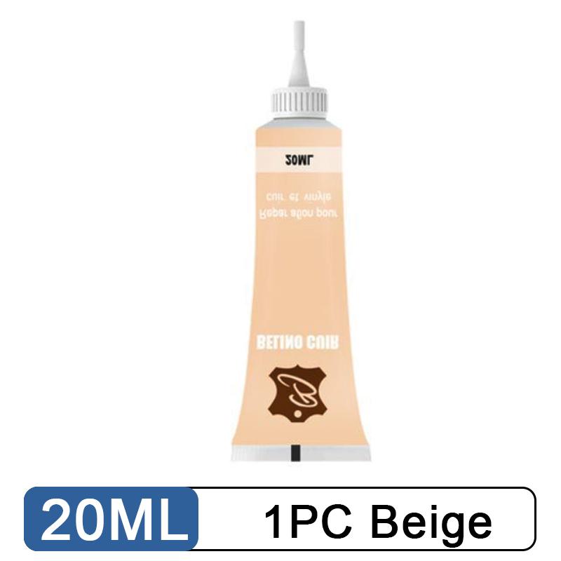 

20 мл гель для ремонта кожи, автомобильное сиденье, диван, очиститель кожи от царапин, дополнительный ремонт, крем для восстановления цвета, паста для ремонта трещин 1PC Beige