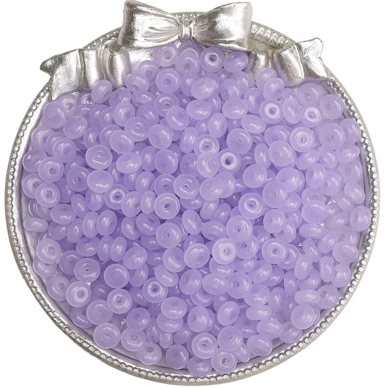 50Pcs Crystal Czech Glass Beads Abacus Seed Beads for Earring Bracelet DIY Jewelry Craft Accessoreis Making