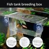 New Aquarium Fish Incubator Breeding Box Fish Breeding Box Acrylic Hatchery Incubator Tank Fish Acclimation Box Nursery