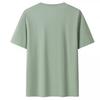 Timberland Tricou Casual de Exterior Respirabil cu Logo Mare, Gât Rotund, Mânecă Scurtă, Bărbați, Topuri Verde-Deschis A6281-EC6