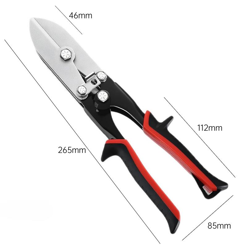 5 Blade Manual Sheet Metal Crimping Tool Hand Operated Pipe Swaging Applicable For 24-28 Gauge Metal Sheets For Downspout