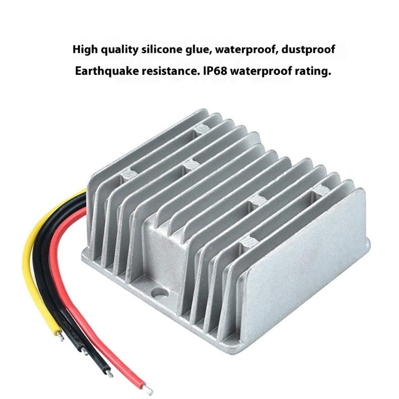 DC12V To 24V 5A 120W Boost Converter Voltages Regulator Waterproof Shockproof Design For Automotive Outdoor Application