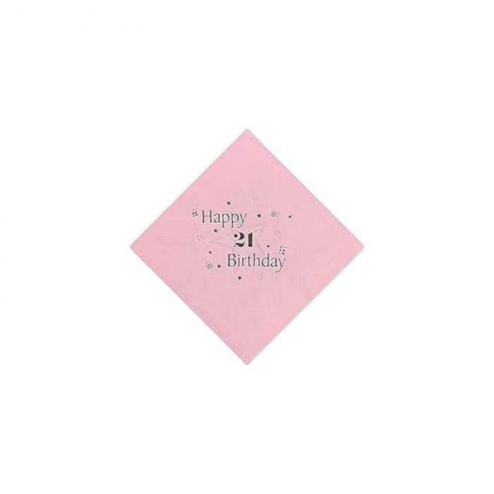 Celebration Station 3 Ply 21st Birthday Napkins (Pack of 15)