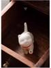 Ceramic Cat Incense Holder - Cute Aroma Burner for Home and Office