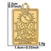 12Pcslot Metal Tarot Charm Mix Accessories Sun Moon Star Pendant Charms For Jewelry Making Supplies Wholesale Items Diy Earring