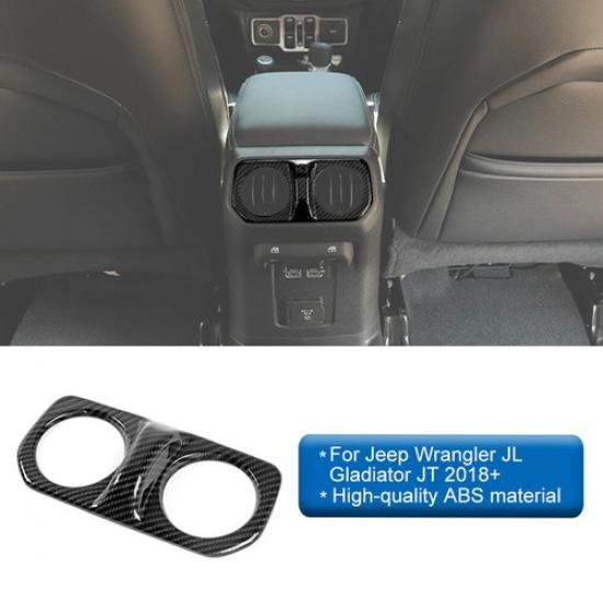 

Декоративна накладка на панель центральної консолі для Jeep Wrangler JL JT 2024-25 Вуглепластик 1Pcs Rear Air Condition V