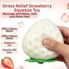 Simulation Fruit Slow Rebound Toy UV Light Color Changing Fruit Squeeze Toy  Office