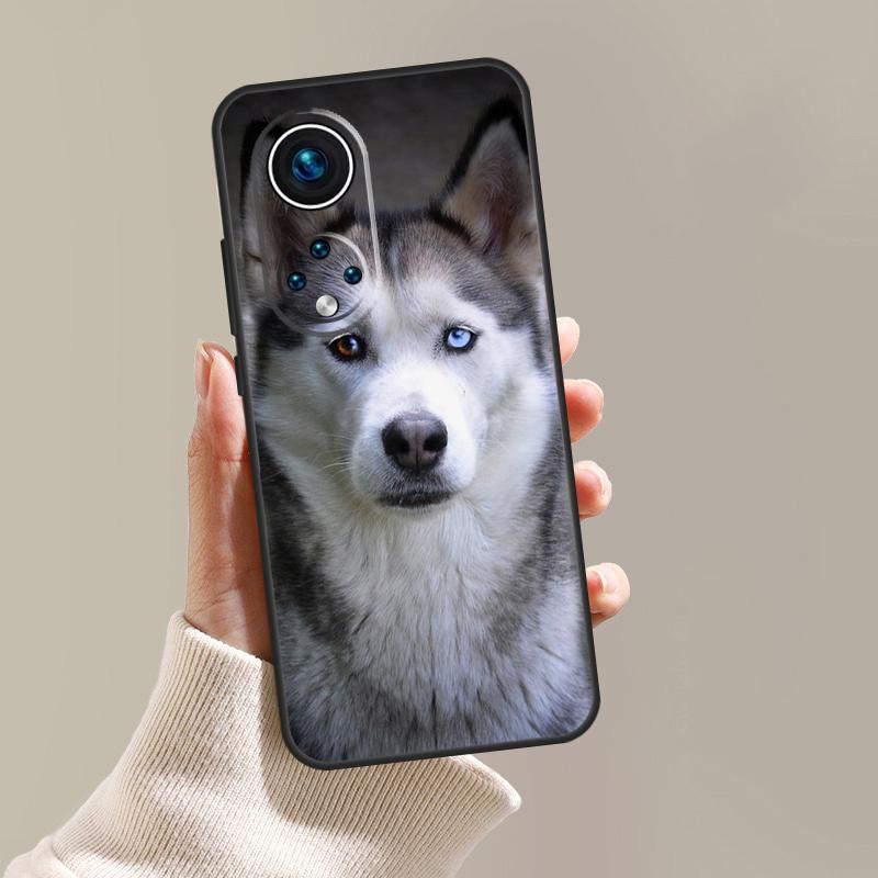 Animal Husky Puppy Case For Honor Magic 8 6 5 7 Lite 400 Pro 200 90 70 50 X8c X8b X9a X9b X9c X9d Win RT Cover