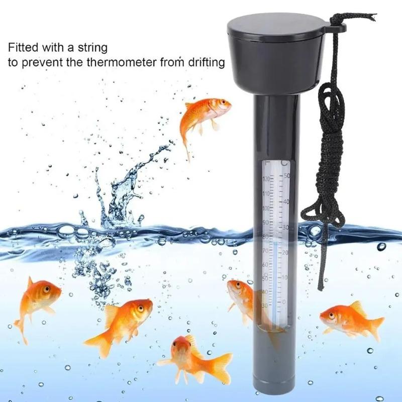 Waterproof Solar Floating Pool Thermometer Swimming Pool Spa Hot Tub Bat Temperature Tester Swimming Pool Buoy Temperature