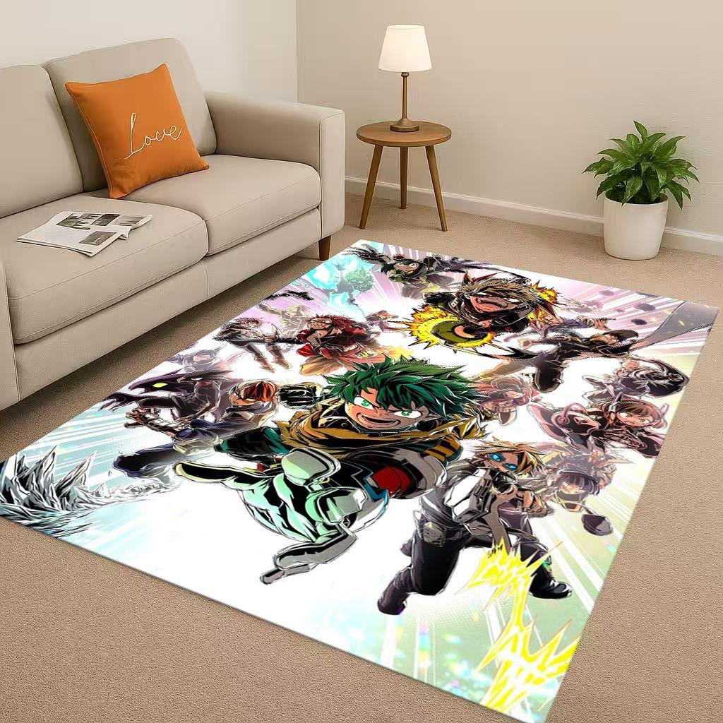 Anime My Hero Academia Bakugou Deku Kreskówka Salon Antypoślizgowy Dywanik Dywan do Sypialni Pokoju Zabaw Sofa, Dekoracja Domu Wycieraczka