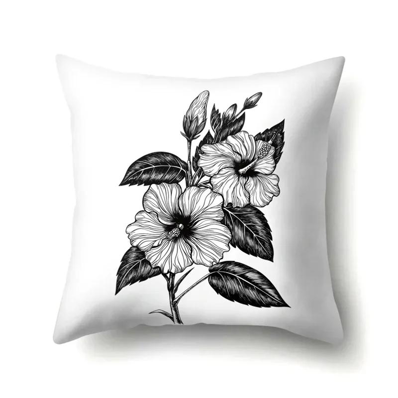 Colorful Printed Pattern Cushion Cover For Modern Home Living Room Sofa Decoration Washable Pillowcase