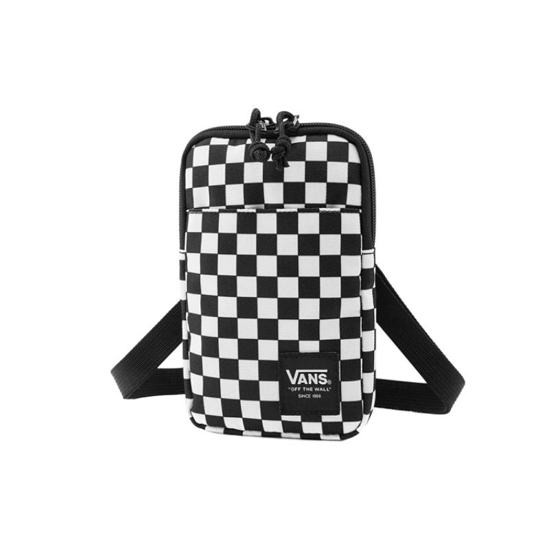 Vans Polyester Shoulder Bag, Crossbody Bag Unisex Black White Vans VN0A5I1N56M