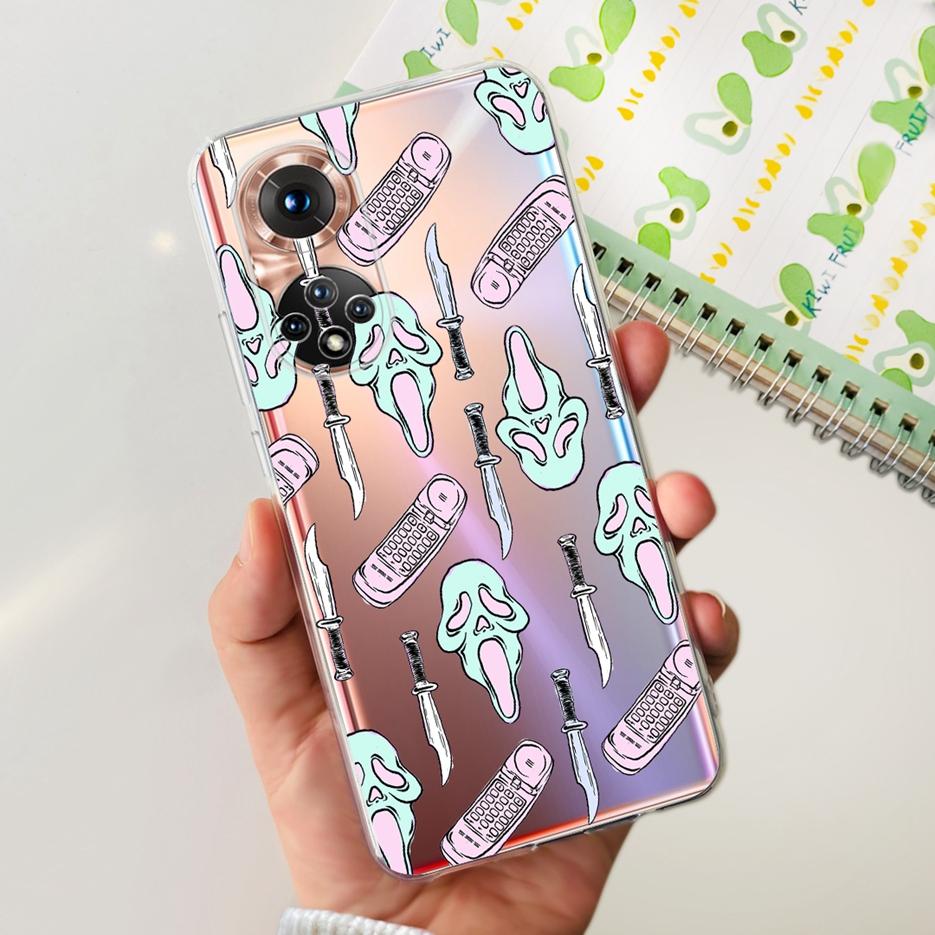 For Huawei Honor 50 Case NTH-AN00 New Fashion Painted Cover Soft Silicone Phone Case For Honor 50 Lite Honor50 Pro Fundas Bumper