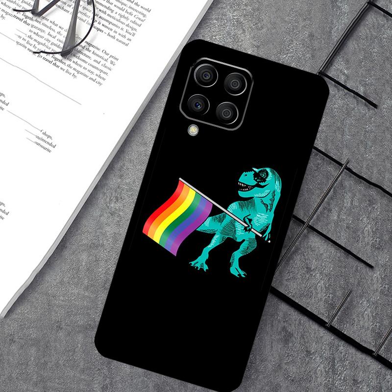 

T Rex Gay Pride Dinosaur Case For Samsung Galaxy M15 M11 M12 M13 M14 M06 M16 M36 M56 M31 M53 M32 M52 M35 M55 M34 M54 Samsung M33