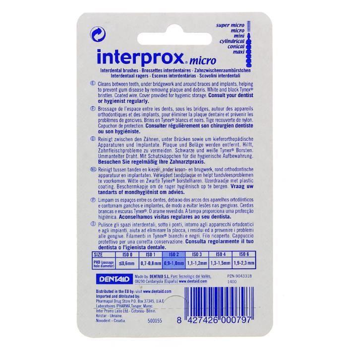 Interprox Brossettes Micro (verte)