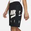 Nike Pantaloncini Sportivi Casual con Coulisse e Stampa Logo Uomo Fondo Nero DM5211-010