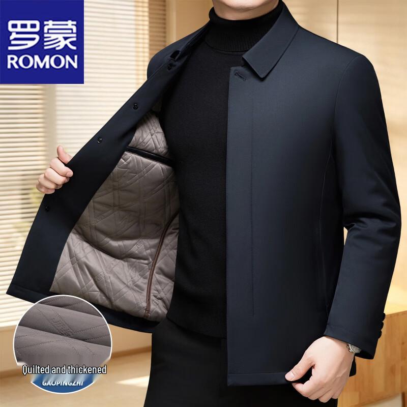 ROMON Men's Winter Business Casual Padded Jacket