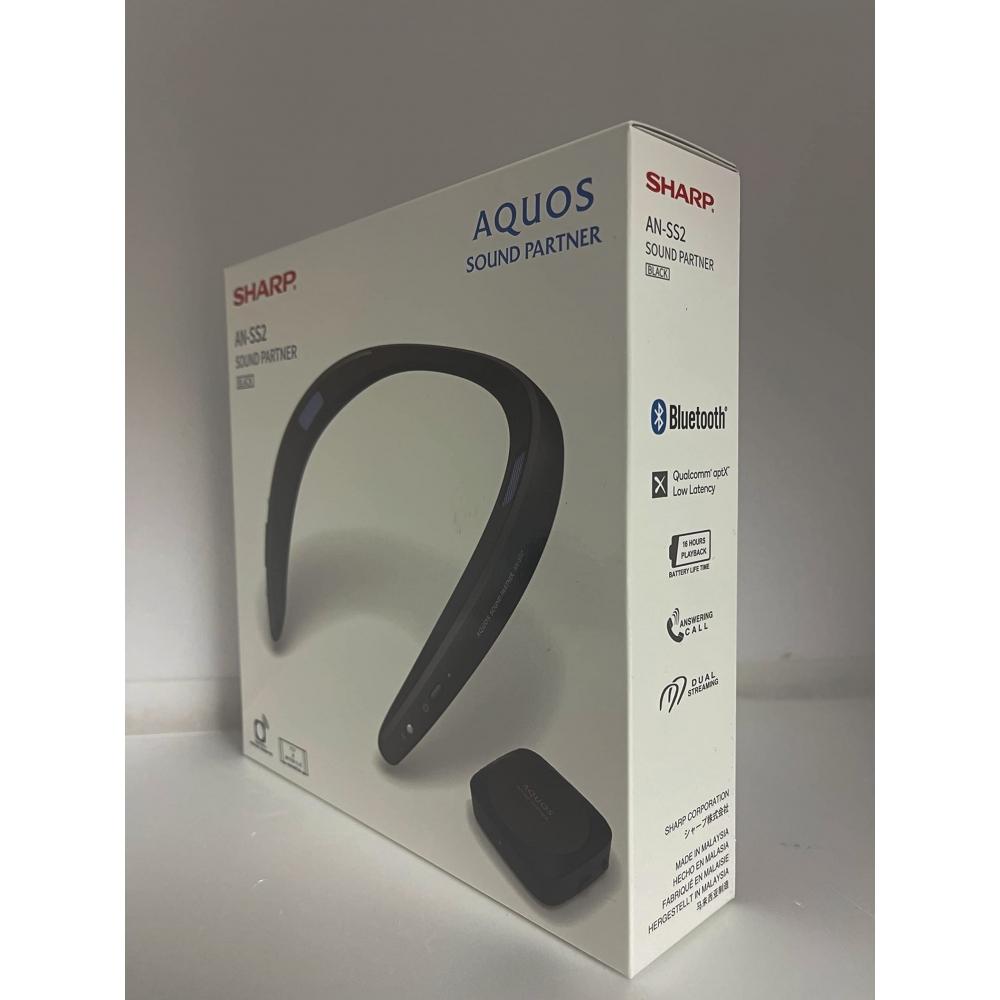 Sharp Bluetooth transmitter included Wireless speaker for TV (black) Compatible with daily life waterproofing (IPX4 equivalent) AQUOS sound partner AN