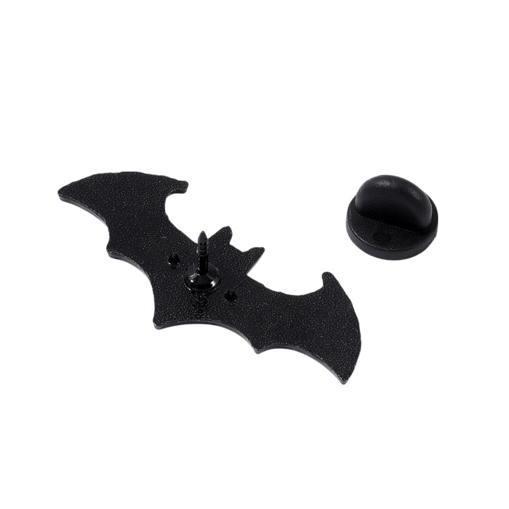 European and American Personality Creative Movie Batman Metal Badge Superhero Character Logo Alloy Brooch