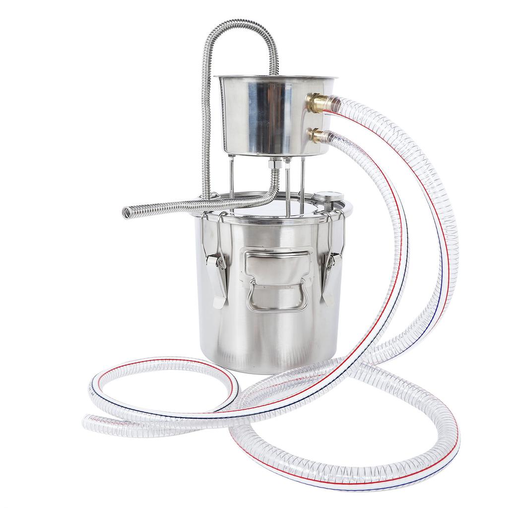 22L Wasserdestilliergerät Edelstahl DIY Home Weinherstellung Brauset Gärfass CN