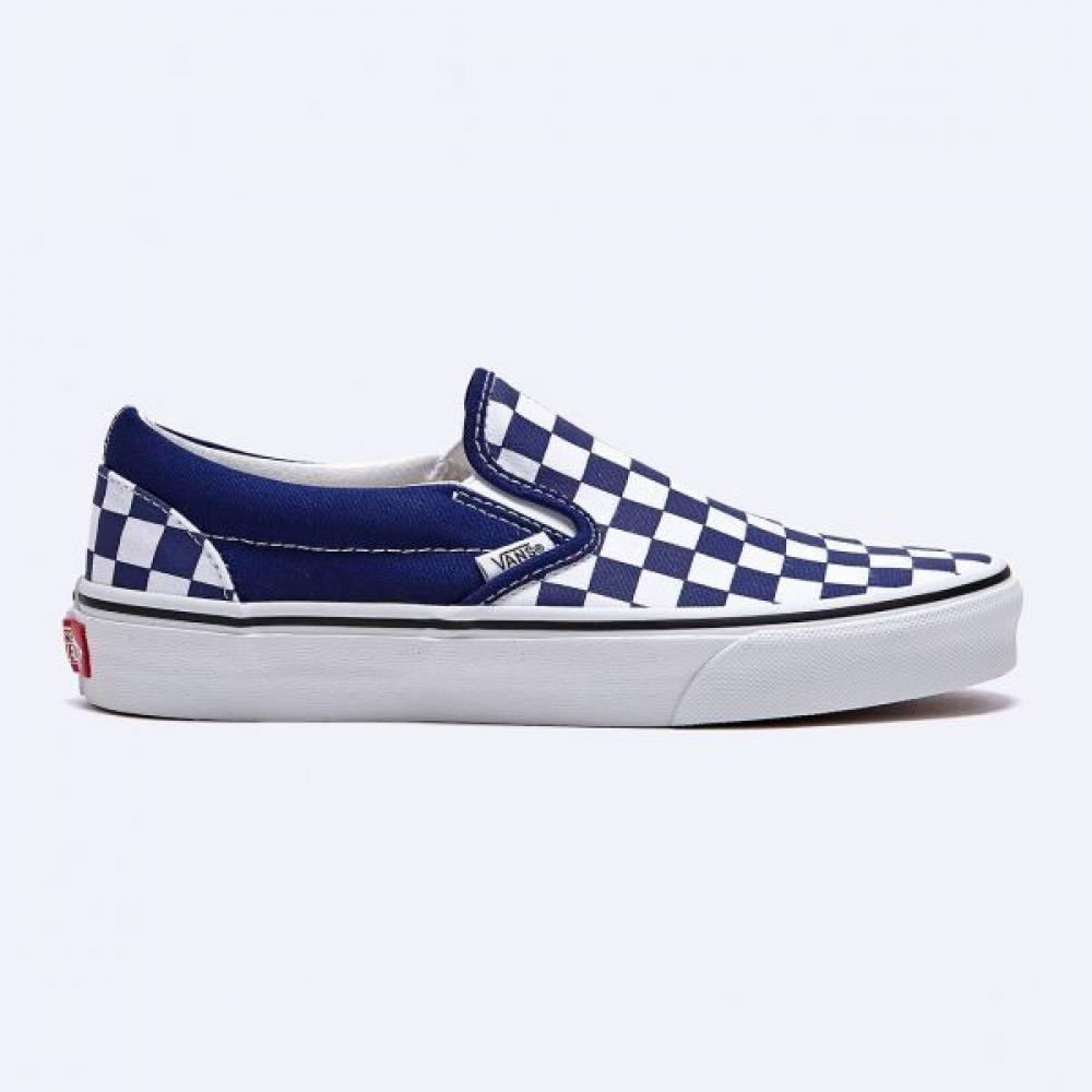 

Vans Classic Slip On Color Theory Theory Checkerboard beacOn Blue Vn000bvzbym1 260