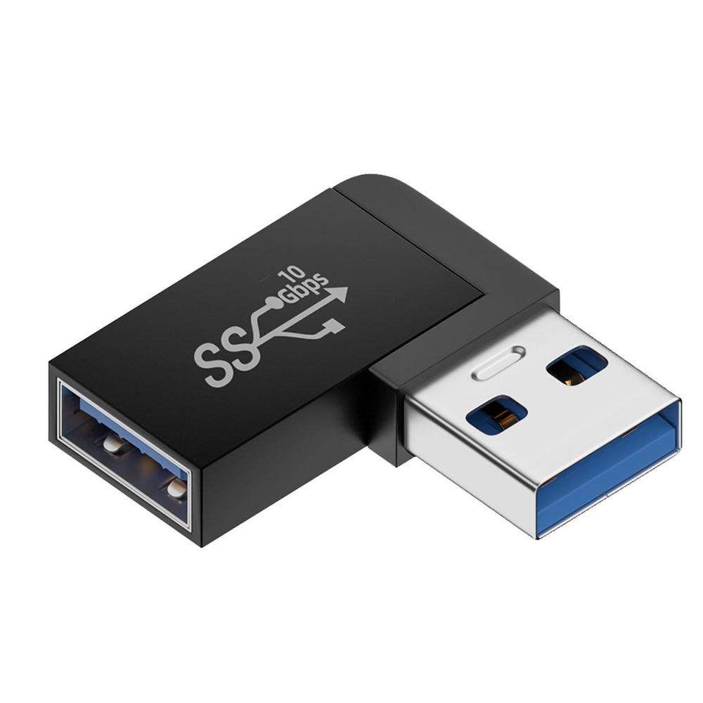 90 270 Degree Angle USB 3.1 Connector Adapter Male to Female Left Right Up Down Angle USB to USB3.1 Adapter Extension Converter