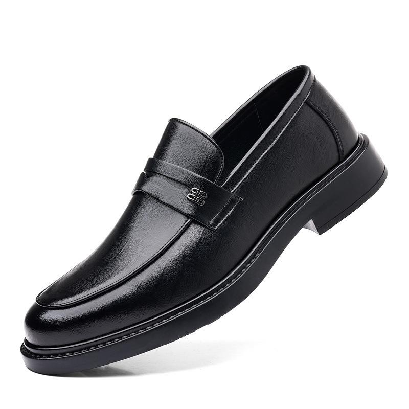 2025 High Quality Men Business Shoes Italian Handmade Shoes Genuine Leather Loafers Slip-ons Men Casual Footwear