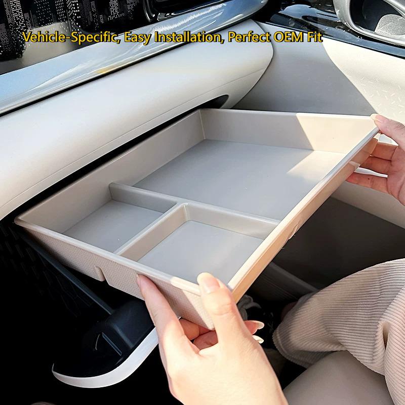For Geely EX2 Proton eMAS 5 2025 2026 Co Pilot Glove Box Drawer Storage Organizer Interior Accessories