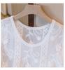 Plus Size Women's Korean Lace Embroidered Vest – Versatile Hollow Design
