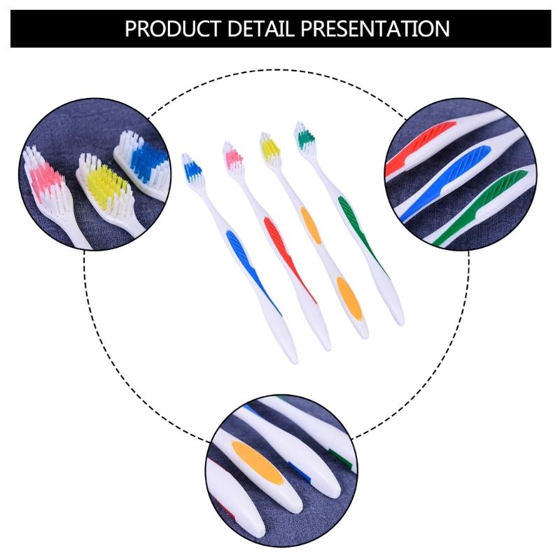 Soft Toothbrushes Medium Bristles Toothbrush for Adults Manual Toothbrush Deep Cleaning Toothbrush Home Travel Office