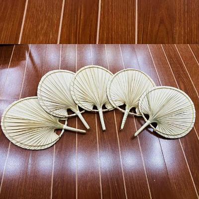 Çin Tarzı El Yapımı Yelpaze Retro Doğal Bambu Örgülü Yelpaze Yeni Yaz Serinletici El Yelpazesi Sanat El Sanatları Dokuma Yelpaze Ev Dekorasyonları