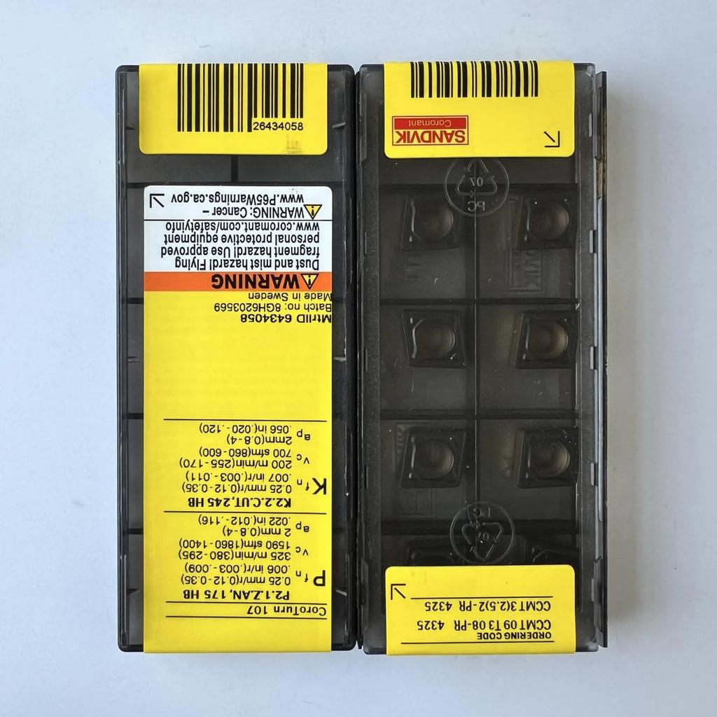 Original Sandvik / CCMT09T308-PR 4325 / CNC lathe carbide blade 10 PCS