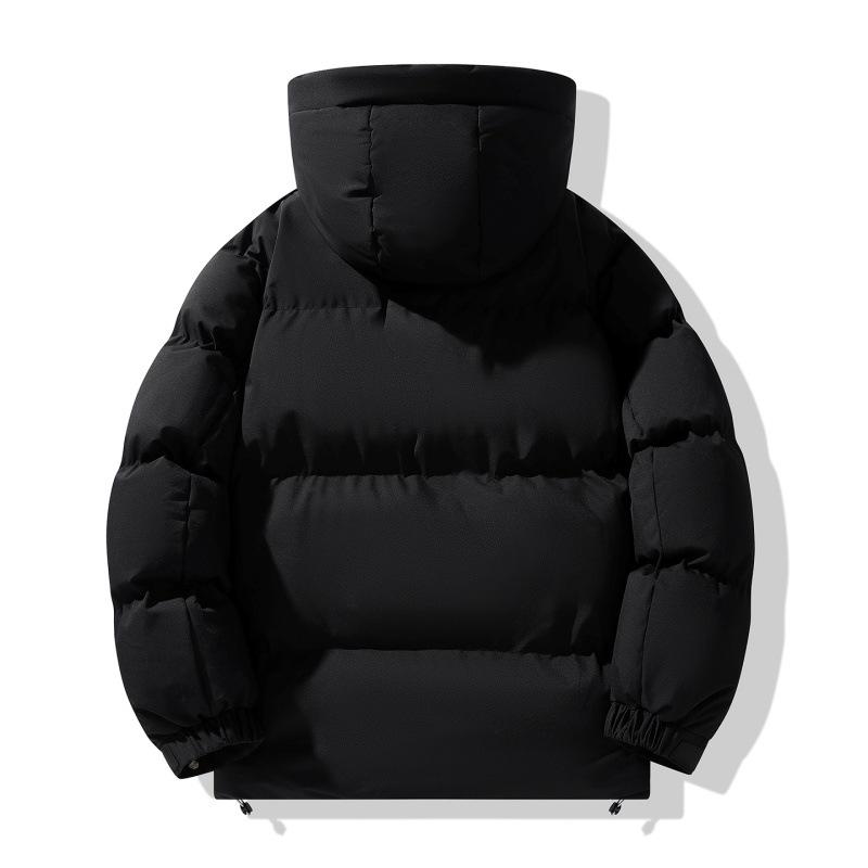 Autumn and Winter New Graphene Cotton Coat Couple's Same Style Bread Coat Hooded Cotton Jacket Thickened Winter Coat